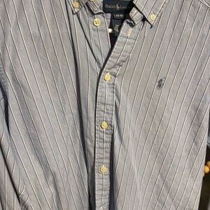 Ralph Lauren Boys Blue Striped Shirt